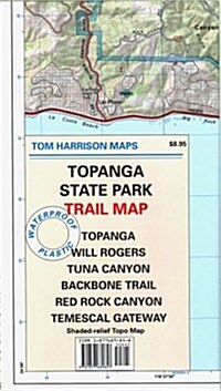 Topanga State Park Trail Map (Folded)