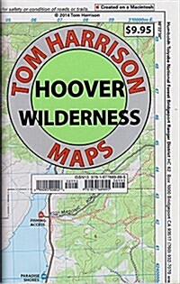 Hoover Wilderness Trail Map: Shaded-Relief Topo Map (Folded)
