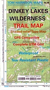 Dinkey Lakes Wilderness Trail Map (Folded)