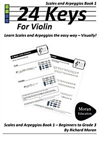 24 Keys Scales and Arpeggios for Violin - Book 1 (Paperback)