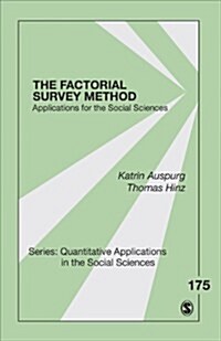 Factorial Survey Experiments (Paperback)