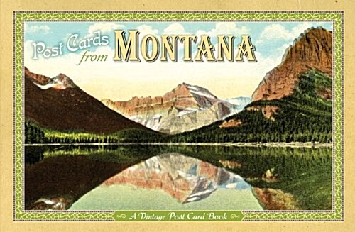 Post Cards from Montana: A Vintage Post Card Book (Paperback)