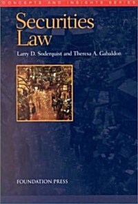 Securities Law (Concepts and Insights Series) (Paperback)