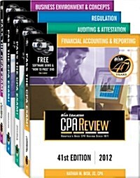 Bisk CPA Review: 4-Volume Set - 41st Edition 2012 (Comprehensive CPA Exam Review 4-Volume Set) (Paperback, 41st)