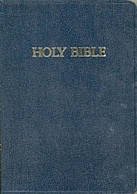 Large Print Bible-KJV-Chapel Blu (Imitation Leather)