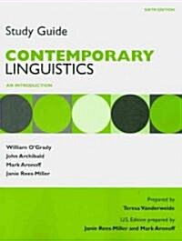 Study Guide for Contemporary Linguistics: An Introduction (Paperback, 6)