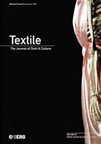 Textile : The Journal of Cloth and Culture (Paperback)