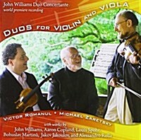 [수입] World Premiere John Williams violin Viola Duos, and Duos for violin and viola by Copland,Spohr,Martinu,Jakoulov, and Rolla
