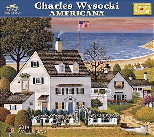 2014 Charles Wysocki Americana Wall Calendar (Calendar, Wal)