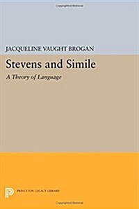 Stevens and Simile: A Theory of Language (Paperback)