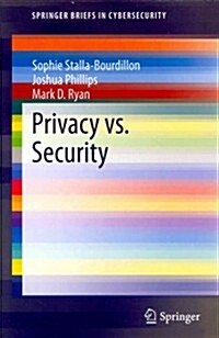 Privacy Vs. Security (Paperback)