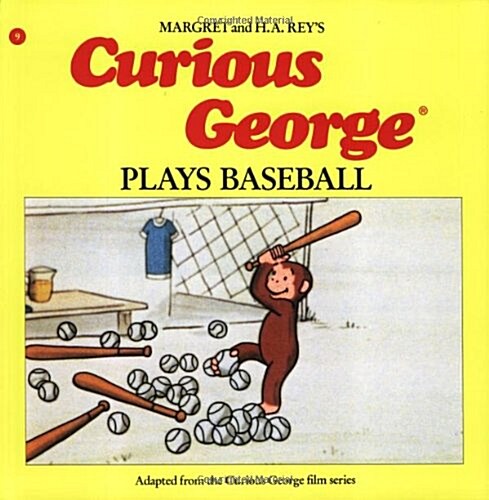 [중고] Curious George Plays Baseball (Paperback)