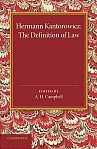The Definition of Law (Paperback, Reissue)