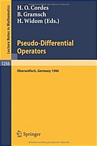 Pseudo-Differential Operators: Proceedings of a Conference, Held in Oberwolfach, February 2-8, 1986 (Paperback, 1987)