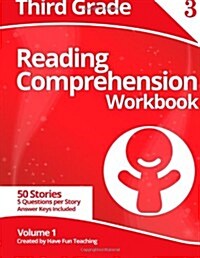 Third Grade Reading Comprehension Workbook: Volume 1 (Paperback)