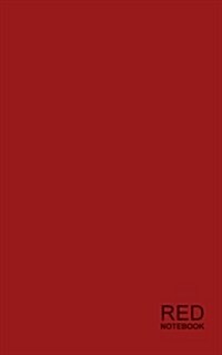 Red Notebook: Ruled Paper Notebook ( Journal / Cuaderno / Portable ) (Paperback)
