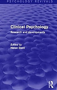 Clinical Psychology : Research and Developments (Hardcover)