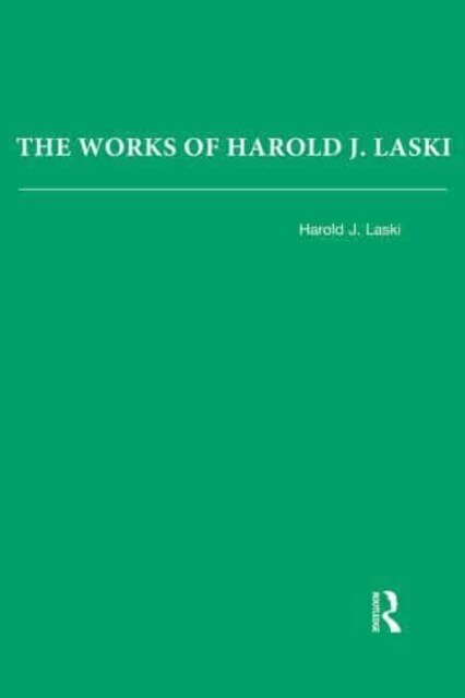 The Works of Harold J. Laski (Multiple-component retail product)