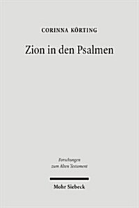 Zion in Den Psalmen (Hardcover)