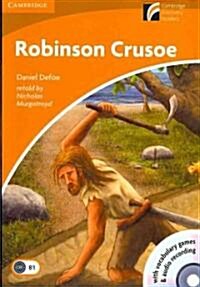 Robinson Crusoe Level 4 Intermediate Book and Audio CD [With CDROM and CD (Audio)] (Paperback)