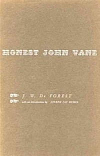 Honest John Vane (Hardcover)