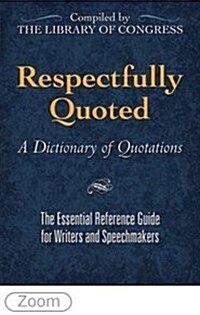 Respectfully Quoted: Dictionary Paperback Edition (Hardcover, Revised)