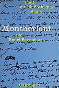 Montherlant (Paperback)