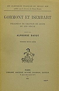 Gormont Et Isembart (Paperback)