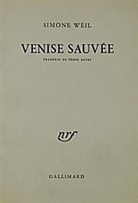 Venise Sauvee  - Tragedie En Trois Actes (Paperback, Limited)