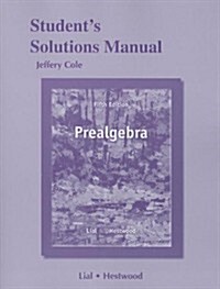 Students Solutions Manual for Prealgebra (Paperback, 5)