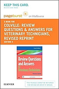 Review Questions and Answers for Veterinary Technicians - Revised Reprint - Elsevier eBook on Vitalsource (Retail Access Card) (Hardcover, 4)