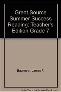 Great Source Summer Success Reading (Hardcover, 2nd)