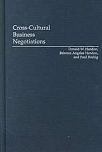 Cross-Cultural Business Negotiations (Hardcover)