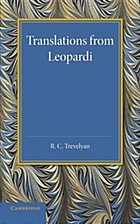 Translations from Leopardi (Paperback)