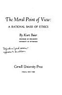 Moral Point of View (Studies in Philosophy) (Paperback, Abridged)