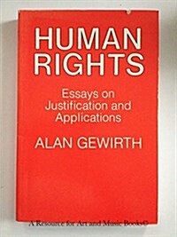 Human Rights: Essays on Justification and Applications (Paperback, n)