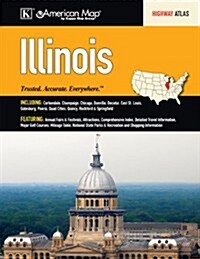 Illinois State Road Atlas & Travel Guide (Spiral-bound)