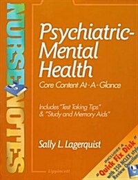 Psychiatric-Mental Health (Nursenotes) (Paperback, Pap/Dskt)