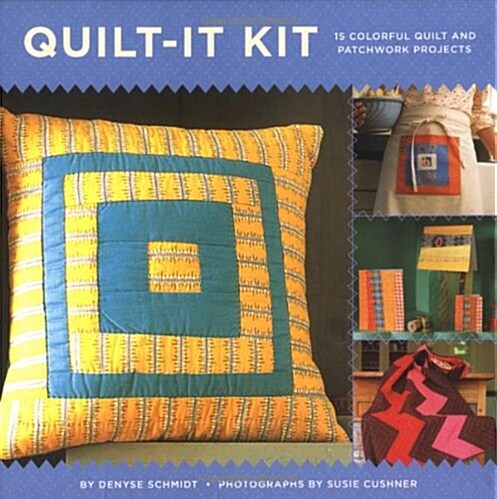 Quilt-It Kit: 15 Colorful Quilt and Patchwork Projects (Hardcover, Box)