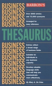 [중고] Business Thesaurus (Paperback)