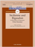 Sicilienne And Rigaudon - Intermediate - Violin & Piano - BK/CD (Sheet music)