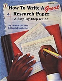 How to Write a Great Research Paper (Kids Stuff) (Paperback)