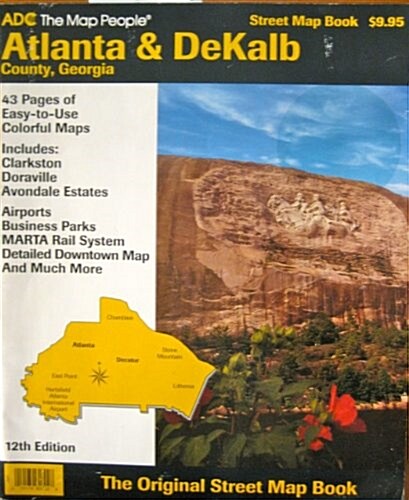 Atlanta & Dekalb County, Georgia Street Map Book (Paperback, 16th)