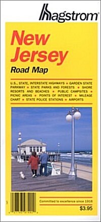 Hagstrom New Jersey Road Map (Map, Map Rev)