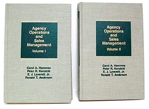 Agency Operations and Sales Management (Hardcover, 2nd)