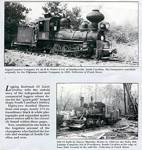Logging Railroads of South Carolina (Hardcover)