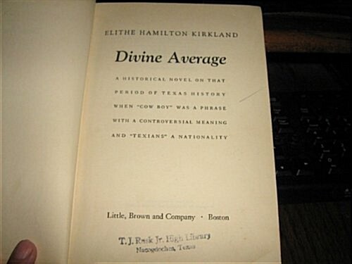 Divine Average (Hardcover)