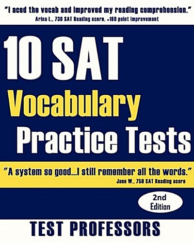 10 SAT Vocabulary Practice Tests (Paperback, 2)