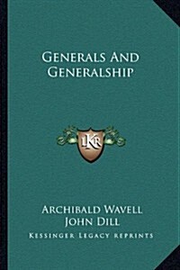 Generals and Generalship (Paperback)