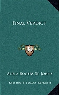 Final Verdict (Hardcover)